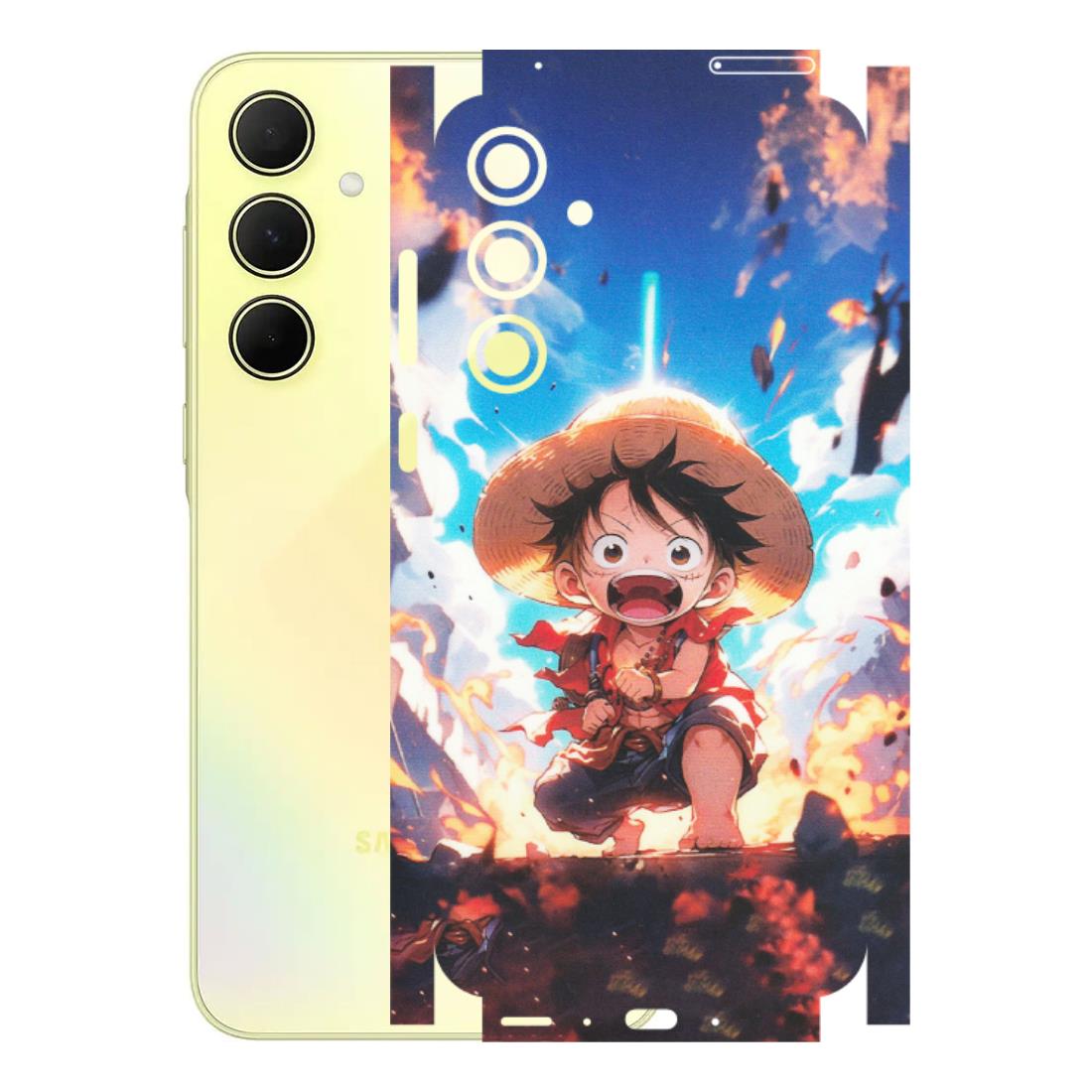 Samsung A/S Series Phone Skins (All Models) - Toon One Piece Cute Character - Matte Finish (M-35) Samsung Galaxy A35 (5G)