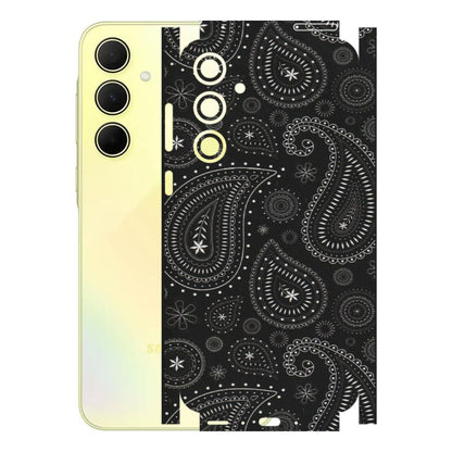 Samsung A/S Series Phone Skins (All Models) - Black Sober Kerry - Matte Finish (M-37) Samsung Galaxy A35 (5G)