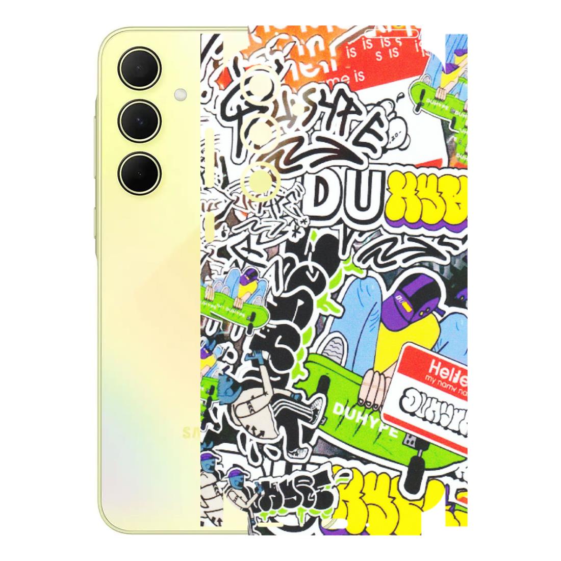 Samsung A/S Series Phone Skins (All Models) - Dope Graffiti - Matte Finish (M-61) Samsung Galaxy A35 (5G)