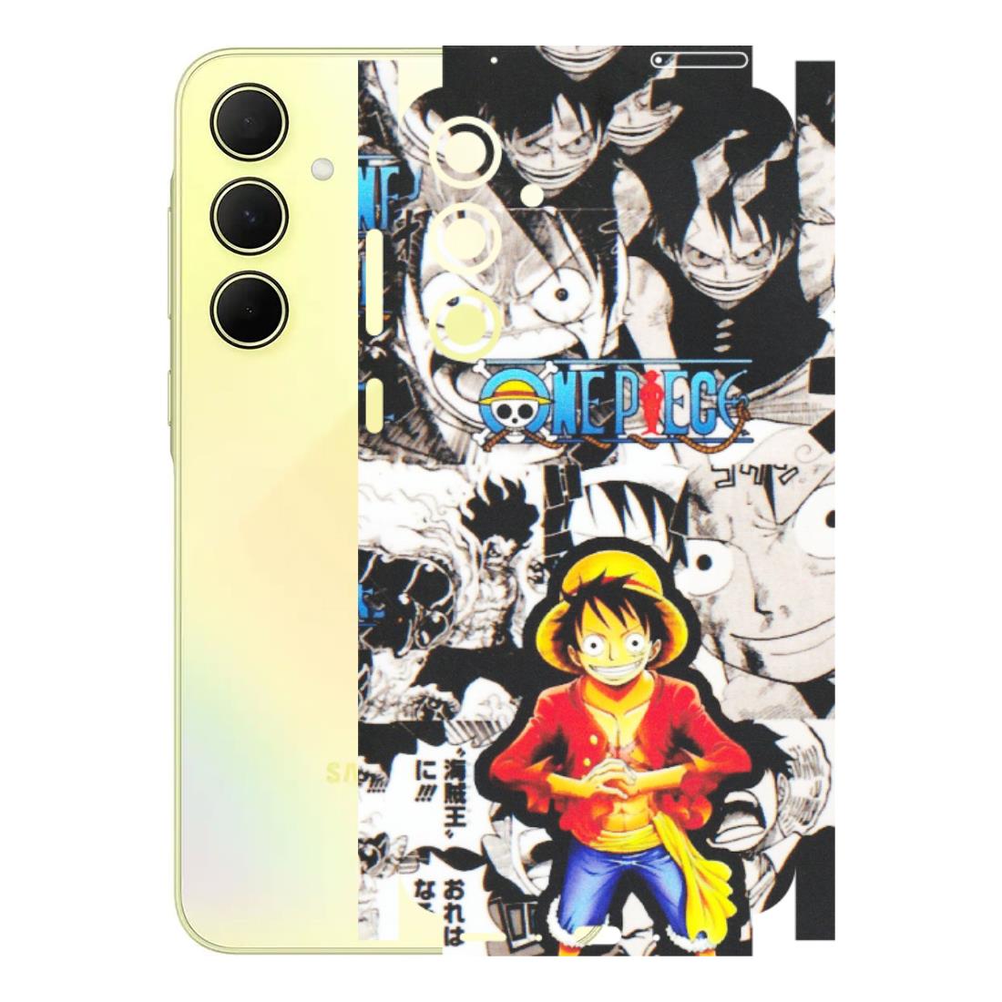 Samsung A/S Series Phone Skins (All Models) - One Piece B&W - Matte Finish (M-63) Samsung Galaxy A35 (5G)