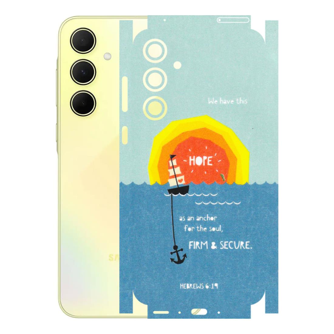 Samsung A/S Series Phone Skins (All Models) - A Beautiful Sunset of Hope - Matte Finish (M-75) Samsung Galaxy A35 (5G)