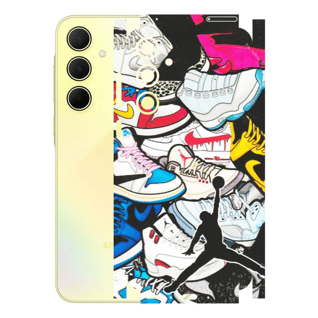 Samsung A/S Series Phone Skins (All Models) - Jordan Sneakers Fan - Matte Finish (M-80) Samsung Galaxy A35 (5G)