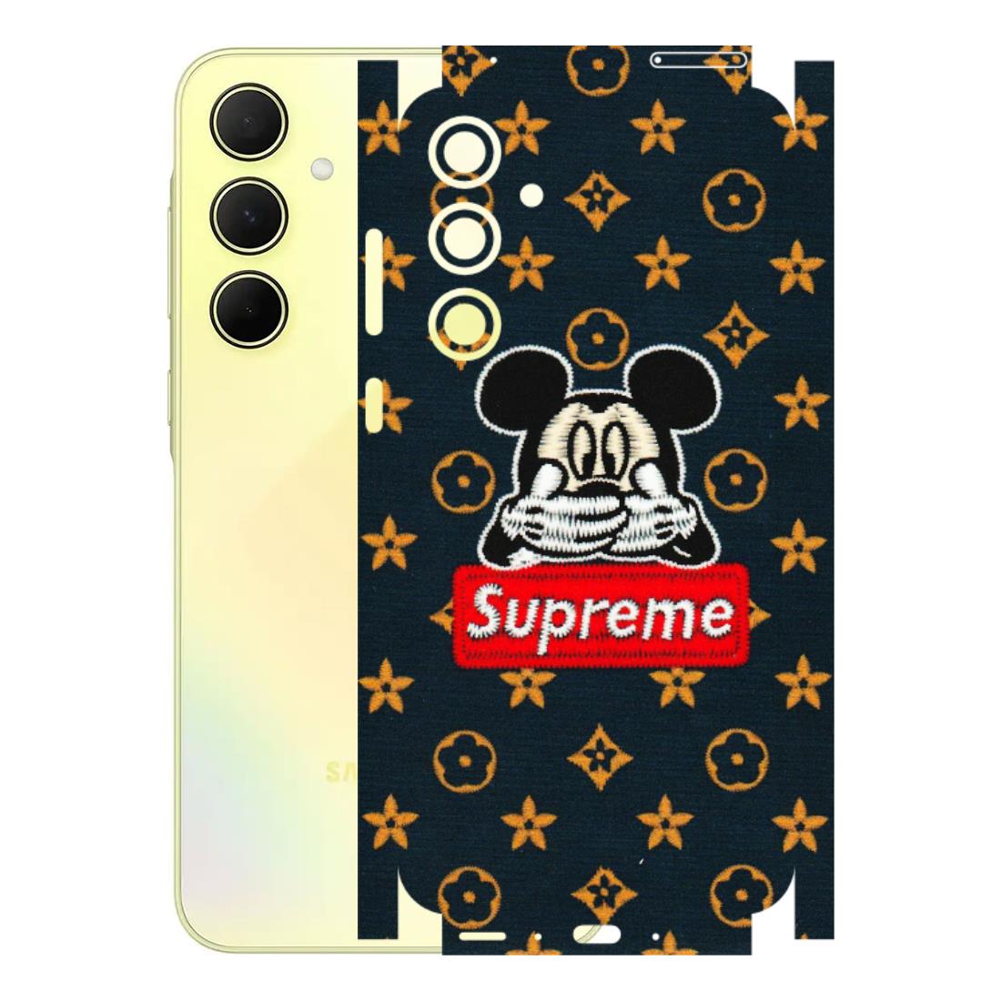 Samsung A/S Series Phone Skins (All Models) - Mickey Supreme - Matte Finish (M-83) Samsung Galaxy A35 (5G)