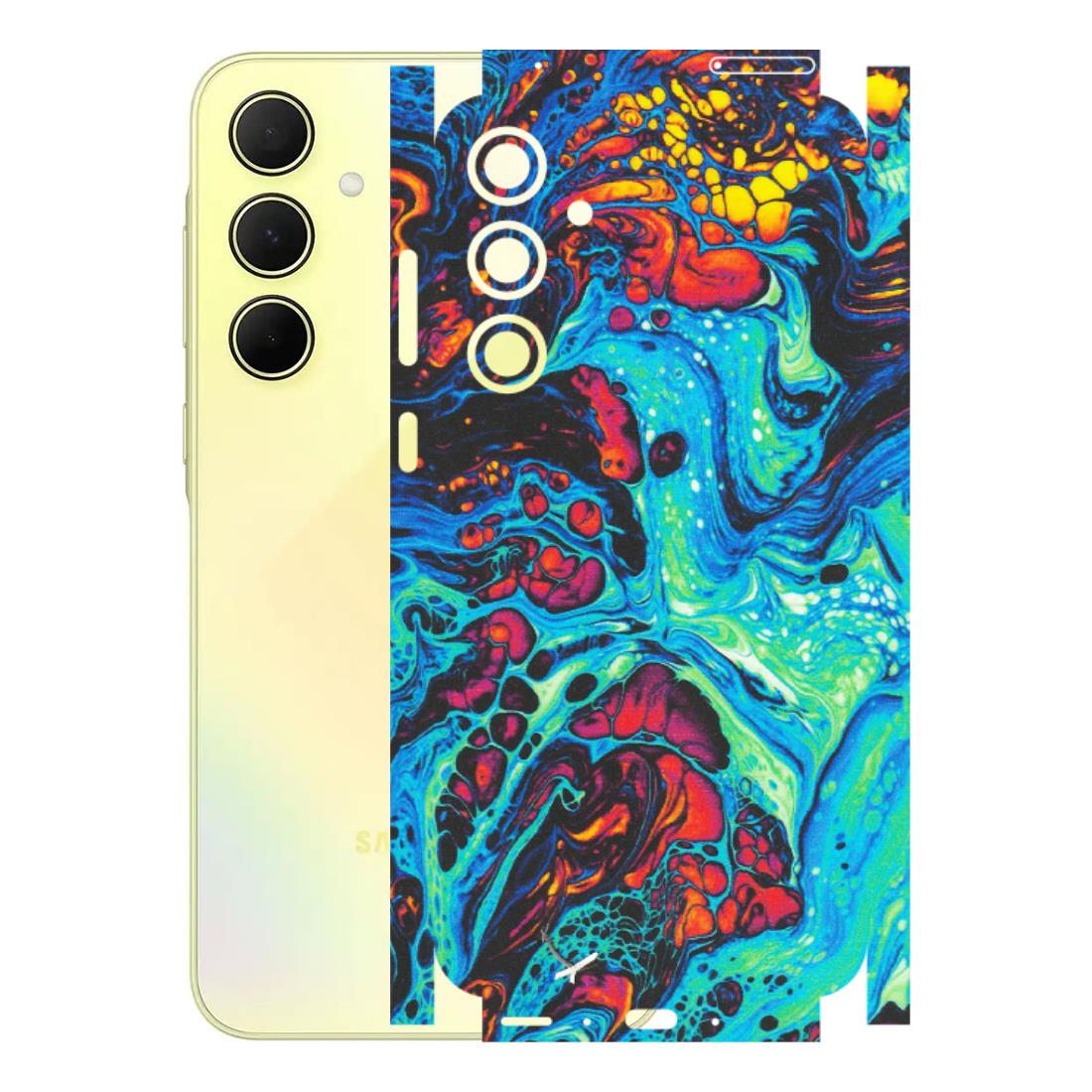 Samsung A/S Series Phone Skins (All Models) - Majestic Galactic Marbel - Matte Finish (M-85) Samsung Galaxy A35 (5G)