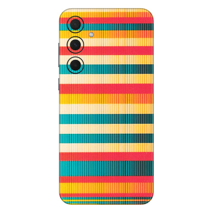Samsung A/S Series Phone Skins (All Models) - Colourful Stripes Soothing Effect - Matte Finish (M-86) Samsung Galaxy A35 (5G)