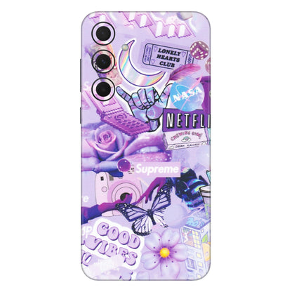 Samsung A/S Series Phone Skins (All Models) - Supreme Purple Magic - Matte Finish (M-88) Samsung Galaxy A35 (5G)