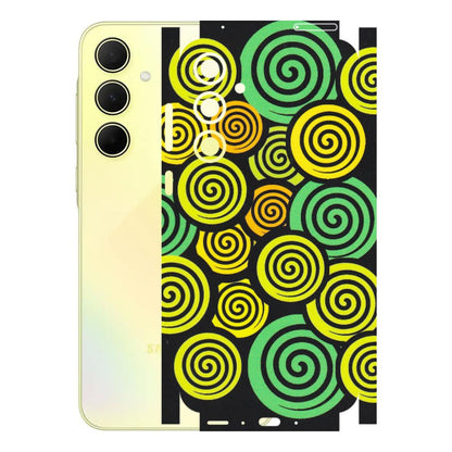 Samsung A/S Series Phone Skins (All Models) - Crazy Spiral - Matte Finish (M-91) Samsung Galaxy A35 (5G)