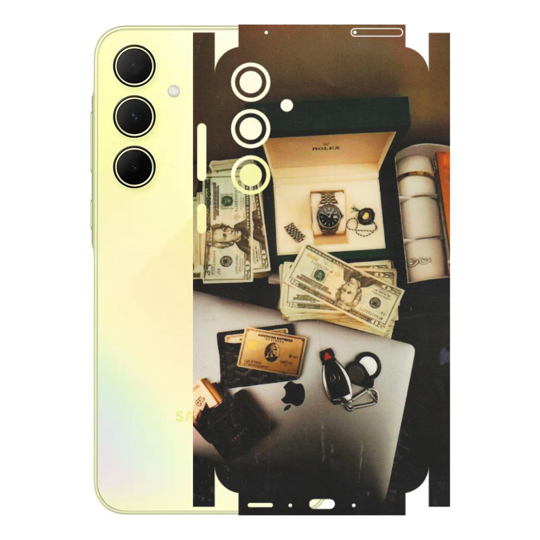 Samsung A/S Series Phone Skins (All Models) - Luxury Lifestyle - Transparent Finish (T-11) Samsung Galaxy A35 (5G)