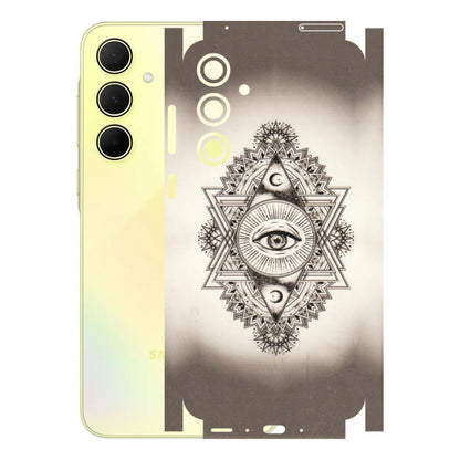 Samsung A/S Series Phone Skins (All Models) - Illuminati Great Eye - Transparent Finish (T-14) Samsung Galaxy A35 (5G)