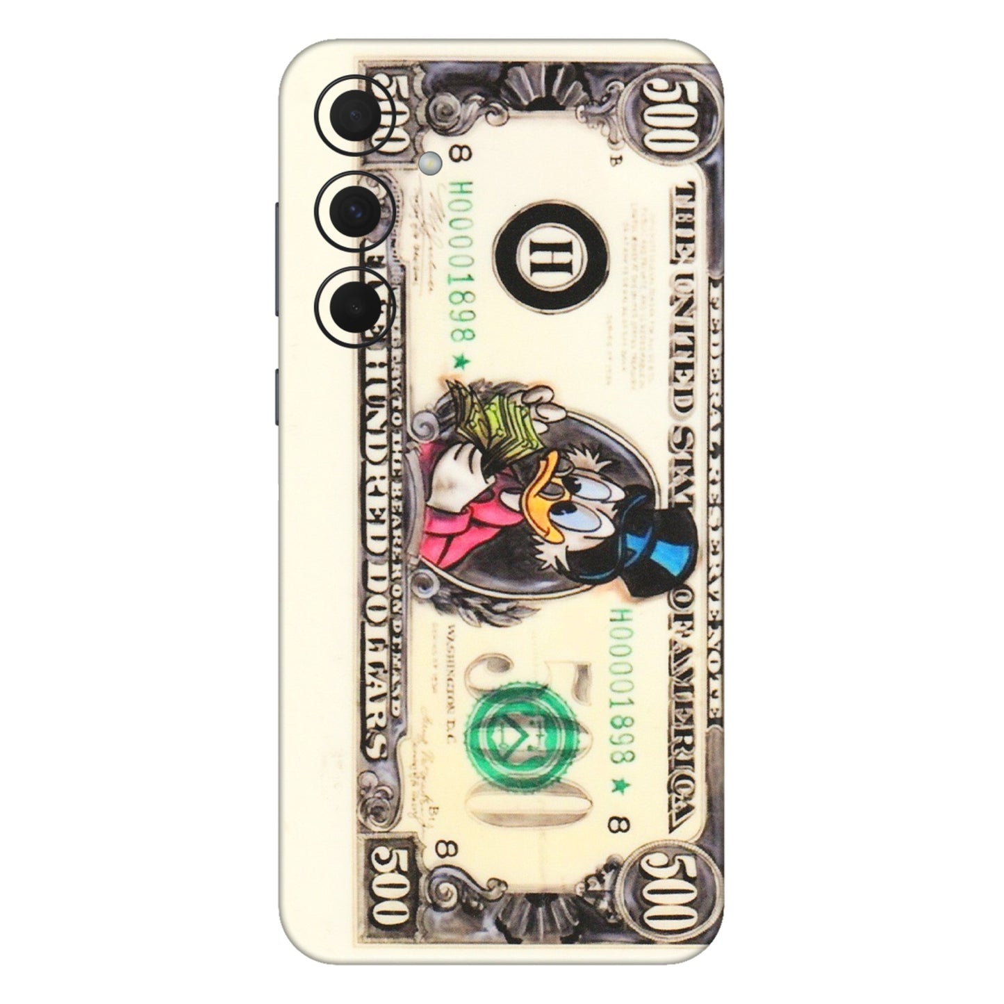 Samsung A/S Series Phone Skins (All Models) - Five Hundred Dollar Duck - Transparent Finish (T-15) Samsung Galaxy A35 (5G)