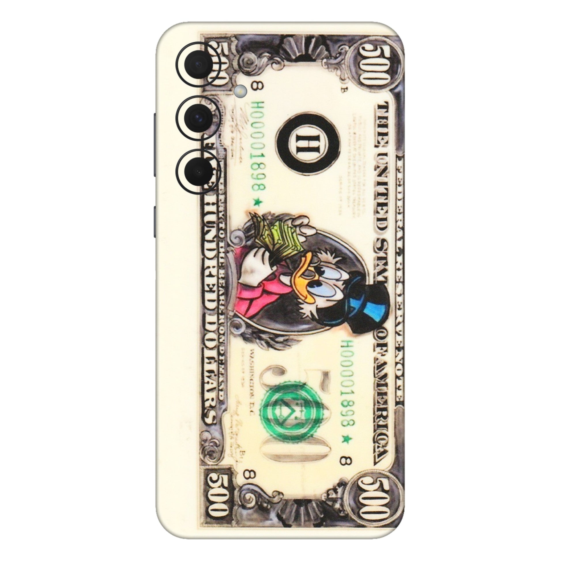 Samsung A/S Series Phone Skins (All Models) - Five Hundred Dollar Duck - Transparent Finish (T-15) Samsung Galaxy A35 (5G)