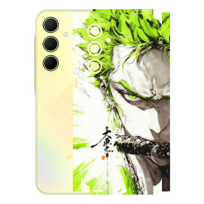 Samsung A/S Series Phone Skins (All Models) - Roro Taku Anime - Transparent Finish (T-18) Samsung Galaxy A35 (5G)