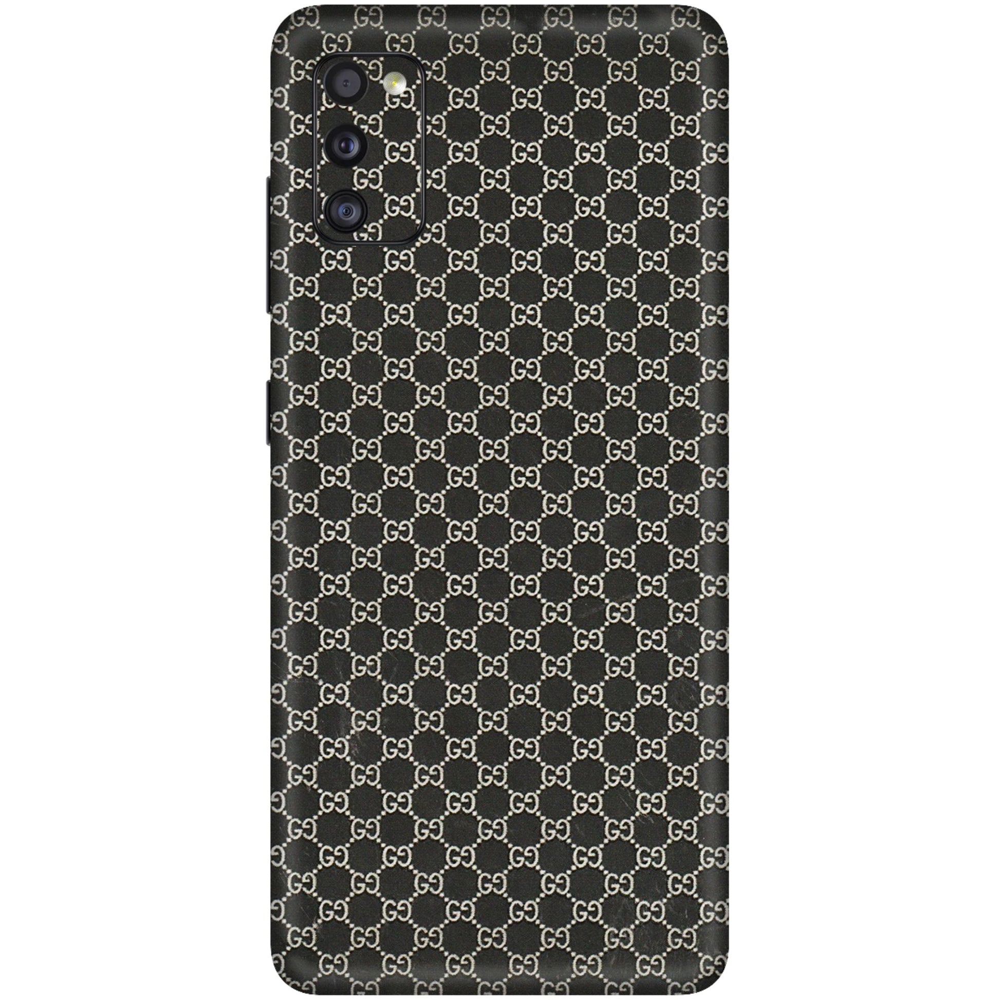 Samsung A/S Series Phone Skins (All Models) - Black G Print - 3D Embossed Finish (L-109) Samsung Galaxy A41