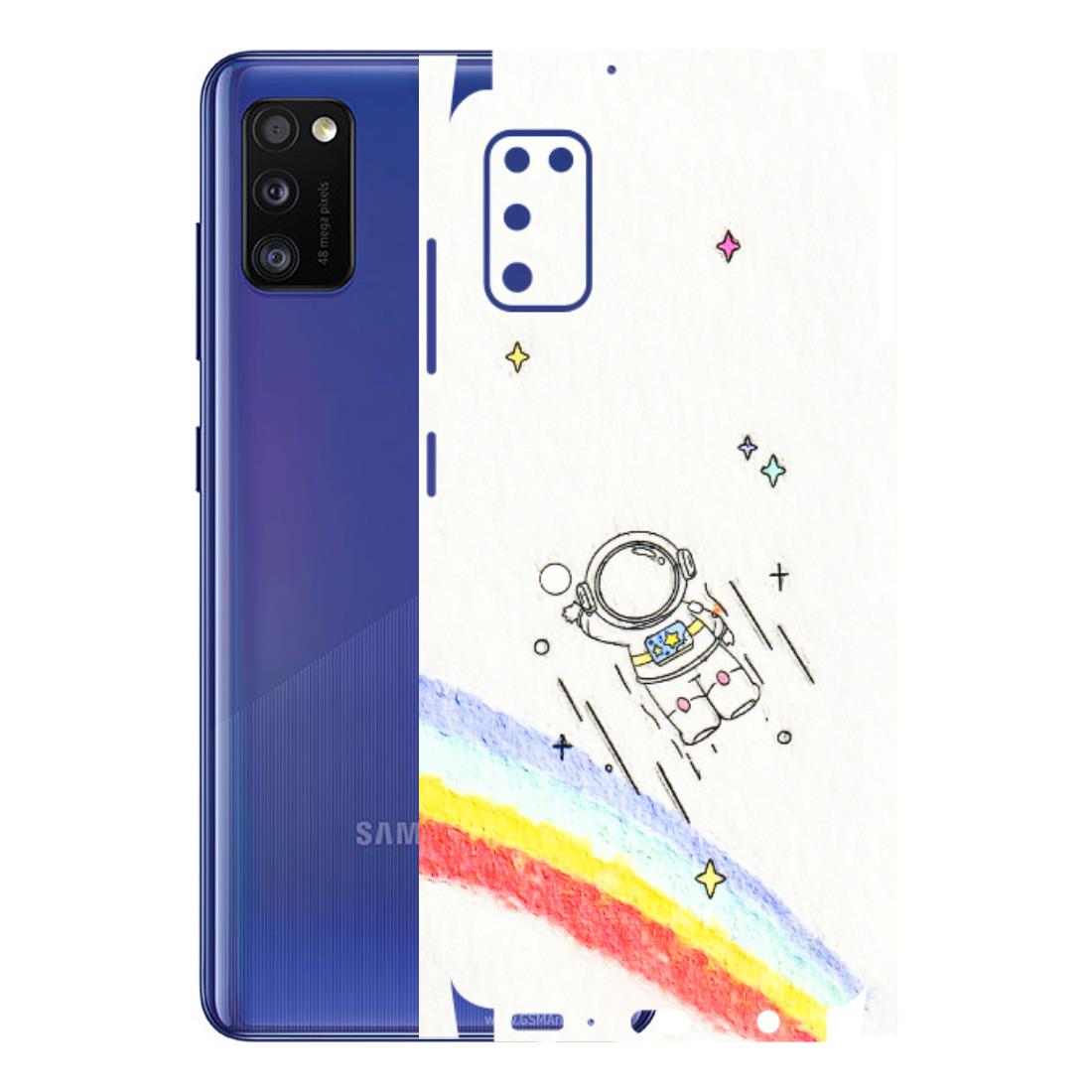 Samsung A/S Series Phone Skins (All Models) - Milkyway Astronaut - 3D Embossed Finish (L-110) Samsung Galaxy A41