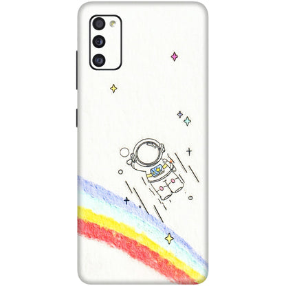 Samsung A/S Series Phone Skins (All Models) - Milkyway Astronaut - 3D Embossed Finish (L-110) Samsung Galaxy A41