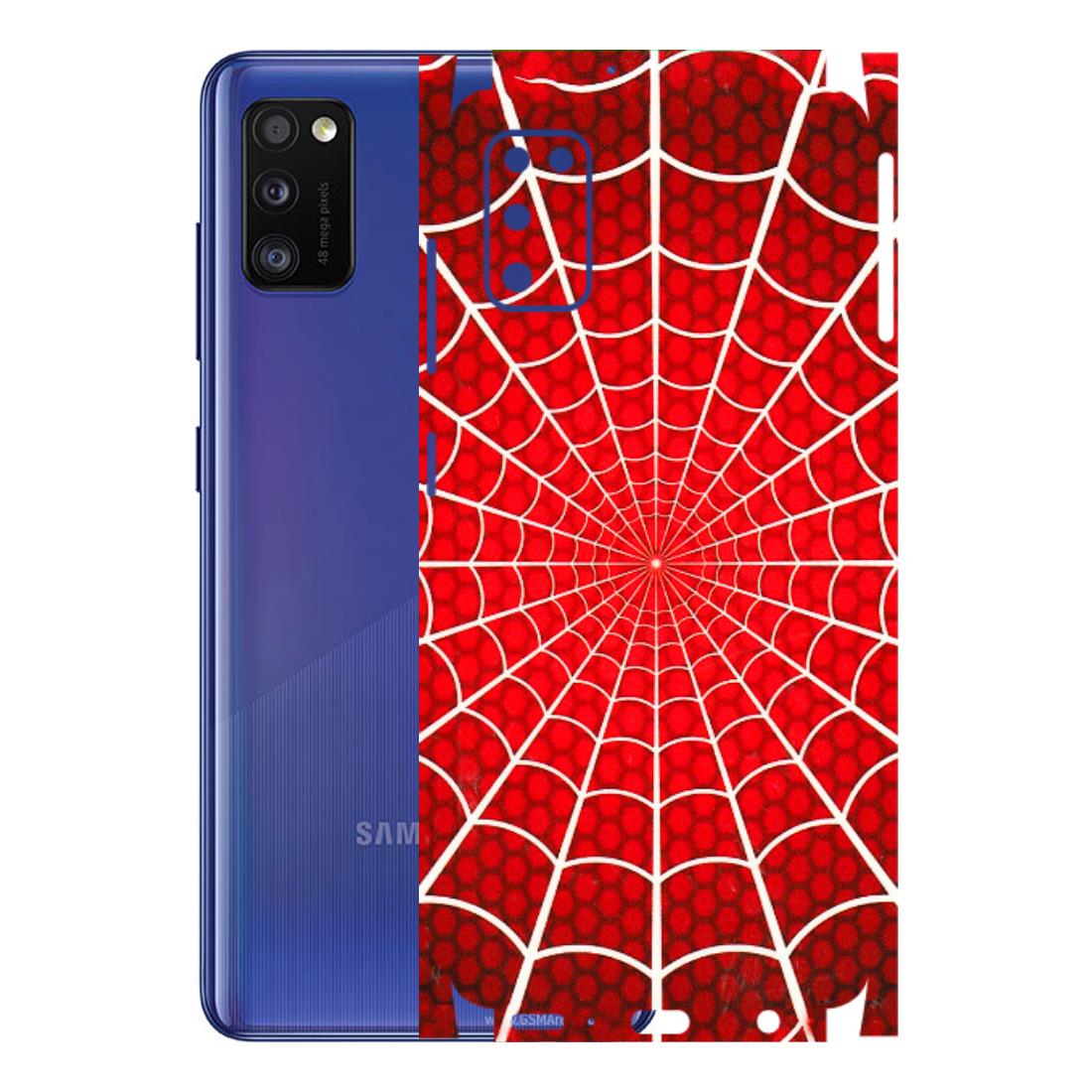 Samsung A/S Series Phone Skins (All Models) - Classic Spidey Web - 3D Embossed Finish (L-115) Samsung Galaxy A41