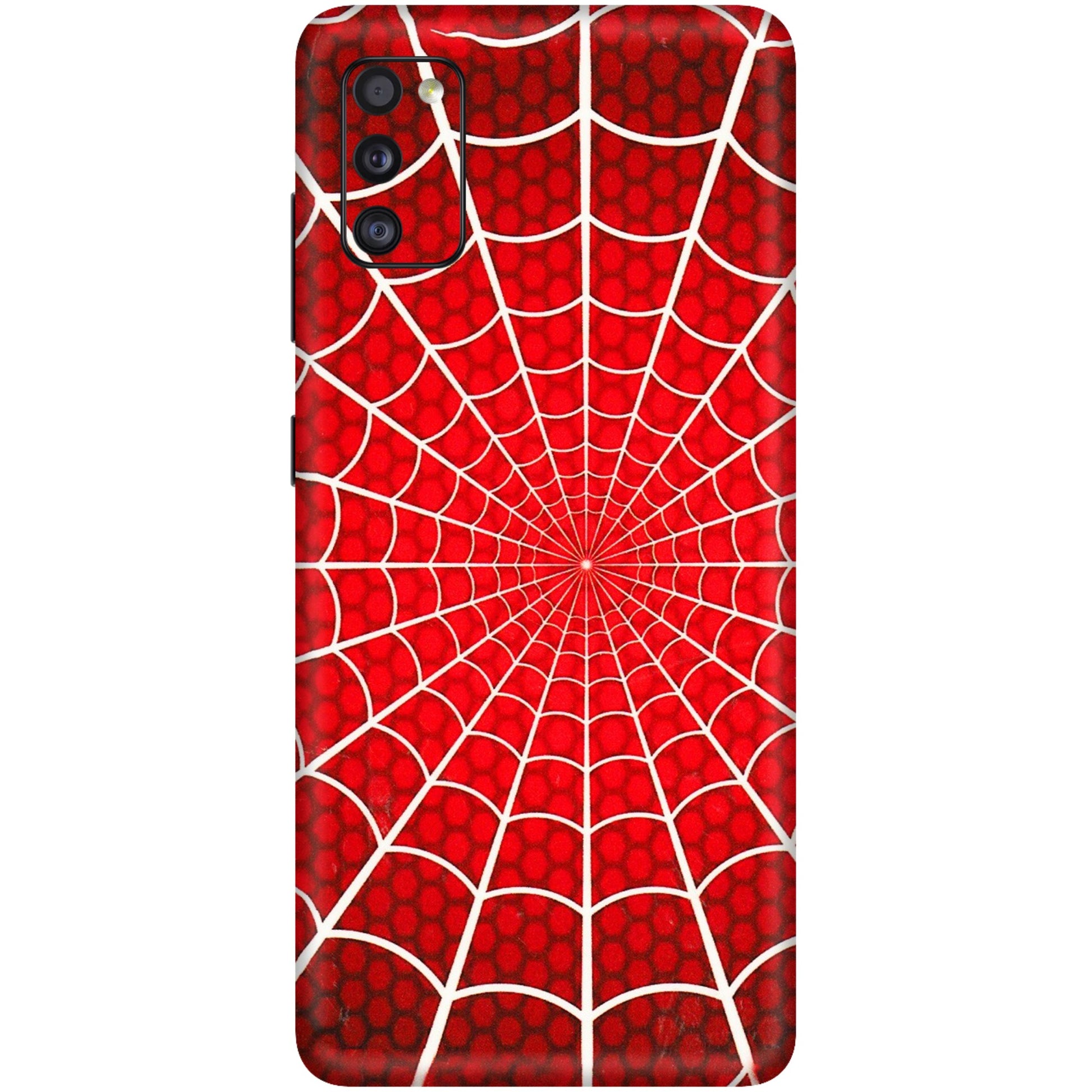 Samsung A/S Series Phone Skins (All Models) - Classic Spidey Web - 3D Embossed Finish (L-115) Samsung Galaxy A41
