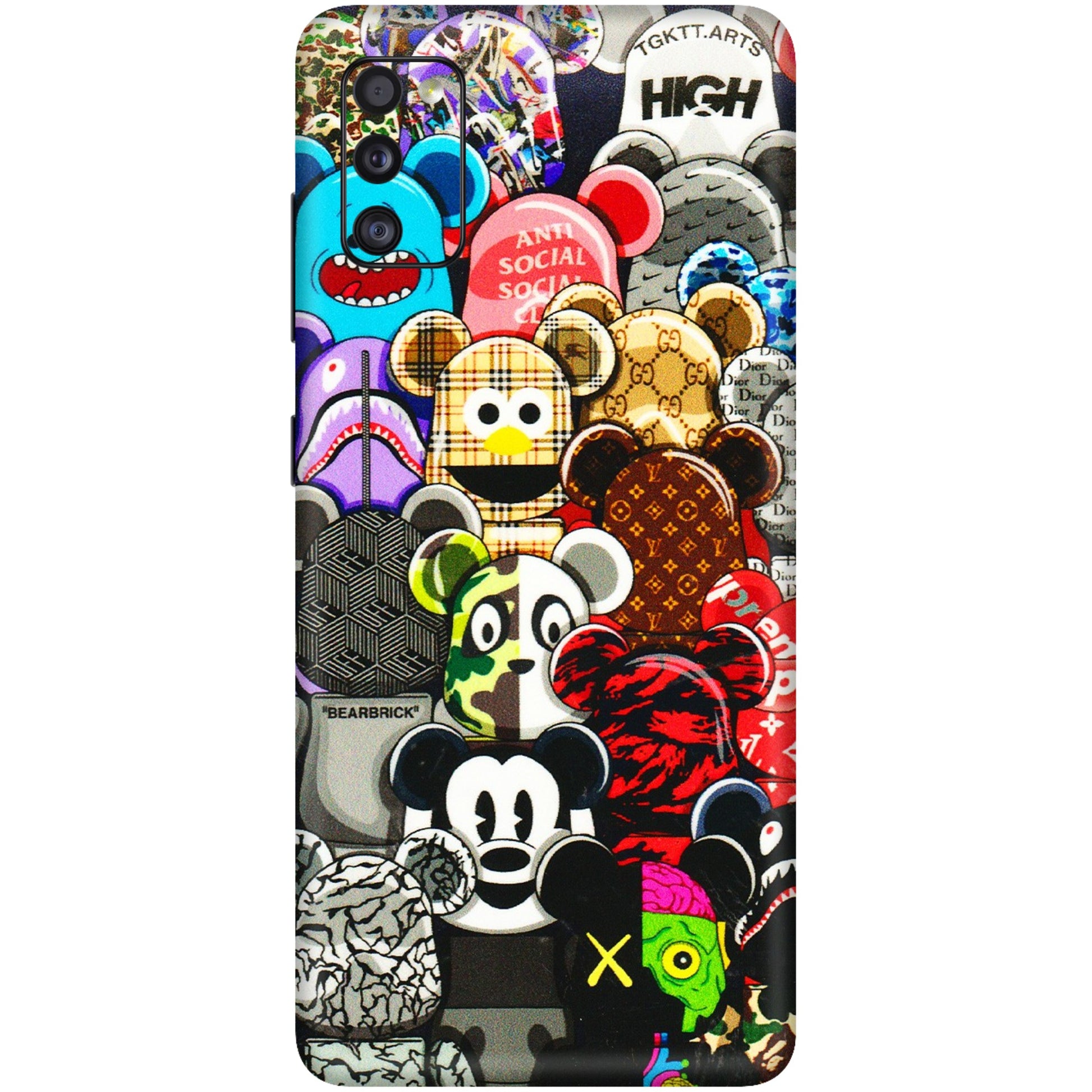 Samsung A/S Series Phone Skins (All Models) - More Mickey Mouses - 3D Embossed Finish (L-118) Samsung Galaxy A41
