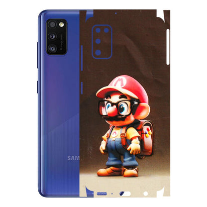 Samsung A/S Series Phone Skins (All Models) - Little Mario - 3D Embossed Finish (L-119) Samsung Galaxy A41