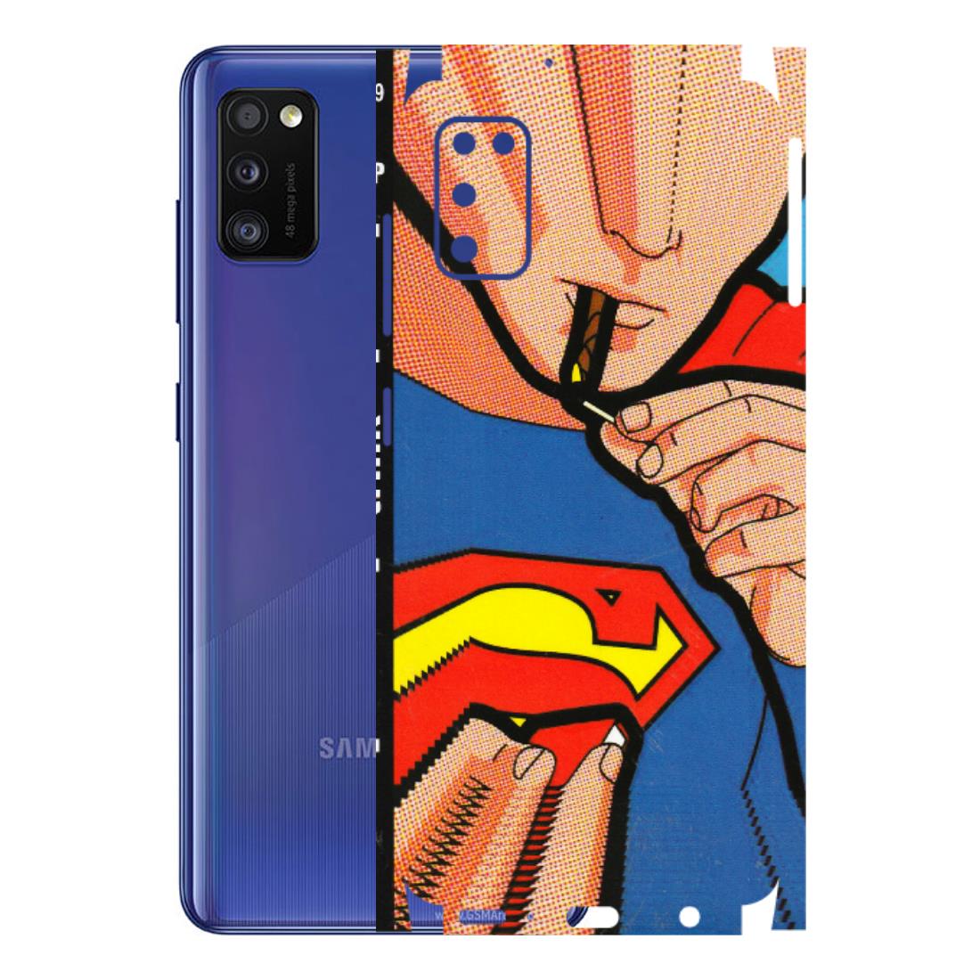 Samsung A/S Series Phone Skins (All Models) - Superman Sutta - 3D Embossed Finish (L-130) Samsung Galaxy A41
