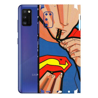 Samsung A/S Series Phone Skins (All Models) - Superman Sutta - 3D Embossed Finish (L-130) Samsung Galaxy A41