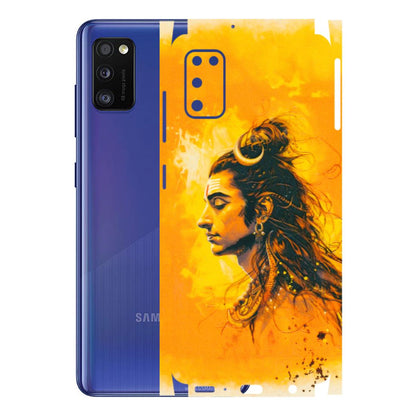 Samsung A/S Series Phone Skins (All Models) - Shiv Shakti - 3D Embossed Finish (L-14) Samsung Galaxy A41