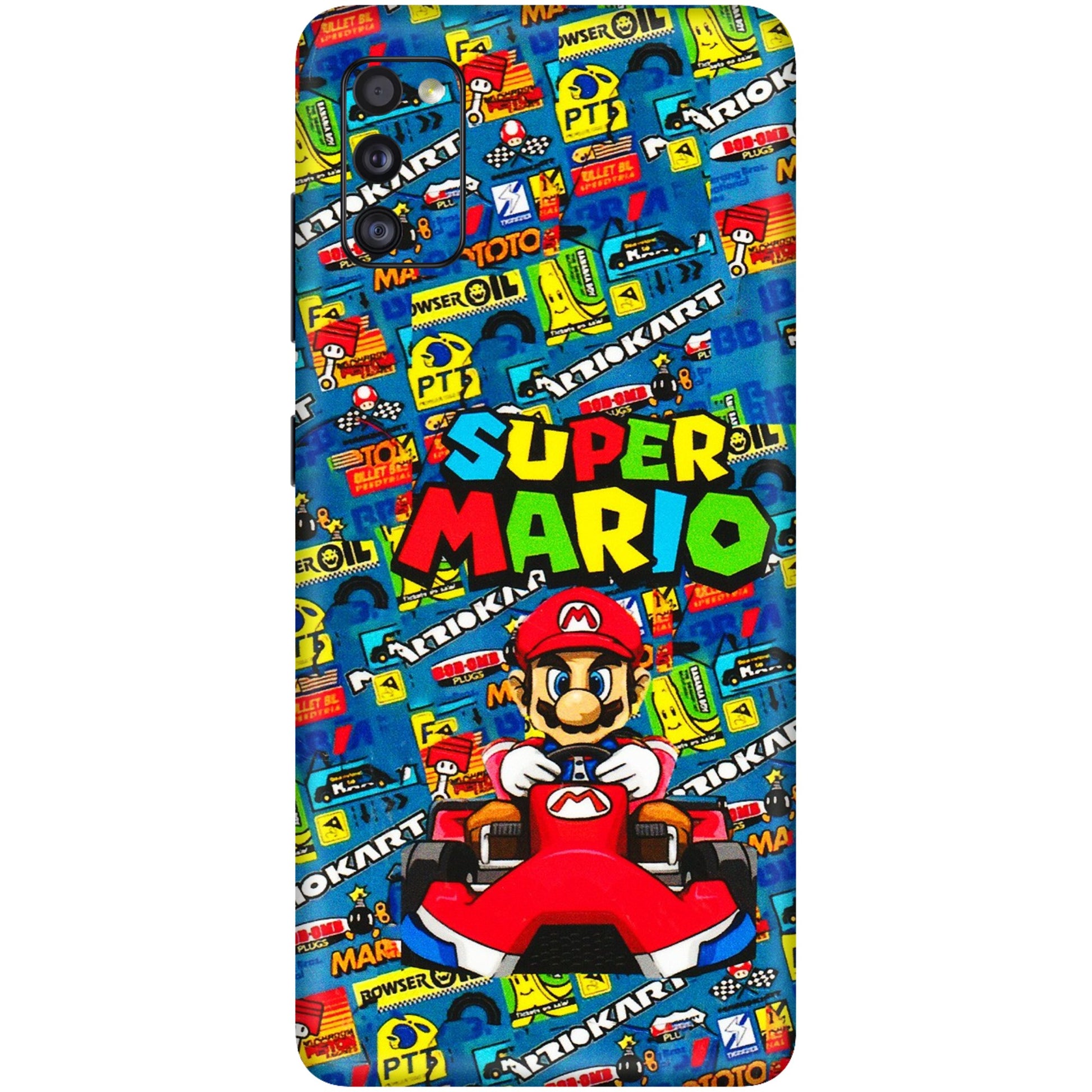 Samsung A/S Series Phone Skins (All Models) - Super Mario Kart - 3D Embossed Finish (L-140) Samsung Galaxy A41