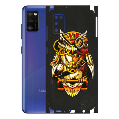 Samsung A/S Series Phone Skins (All Models) - Classy Smart Owl - 3D Embossed Finish (L-144) Samsung Galaxy A41