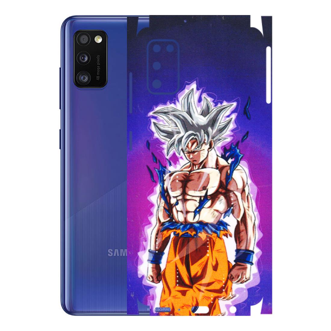 Samsung A/S Series Phone Skins (All Models) - Goku Purple Anime - 3D Embossed Finish (L-147) Samsung Galaxy A41