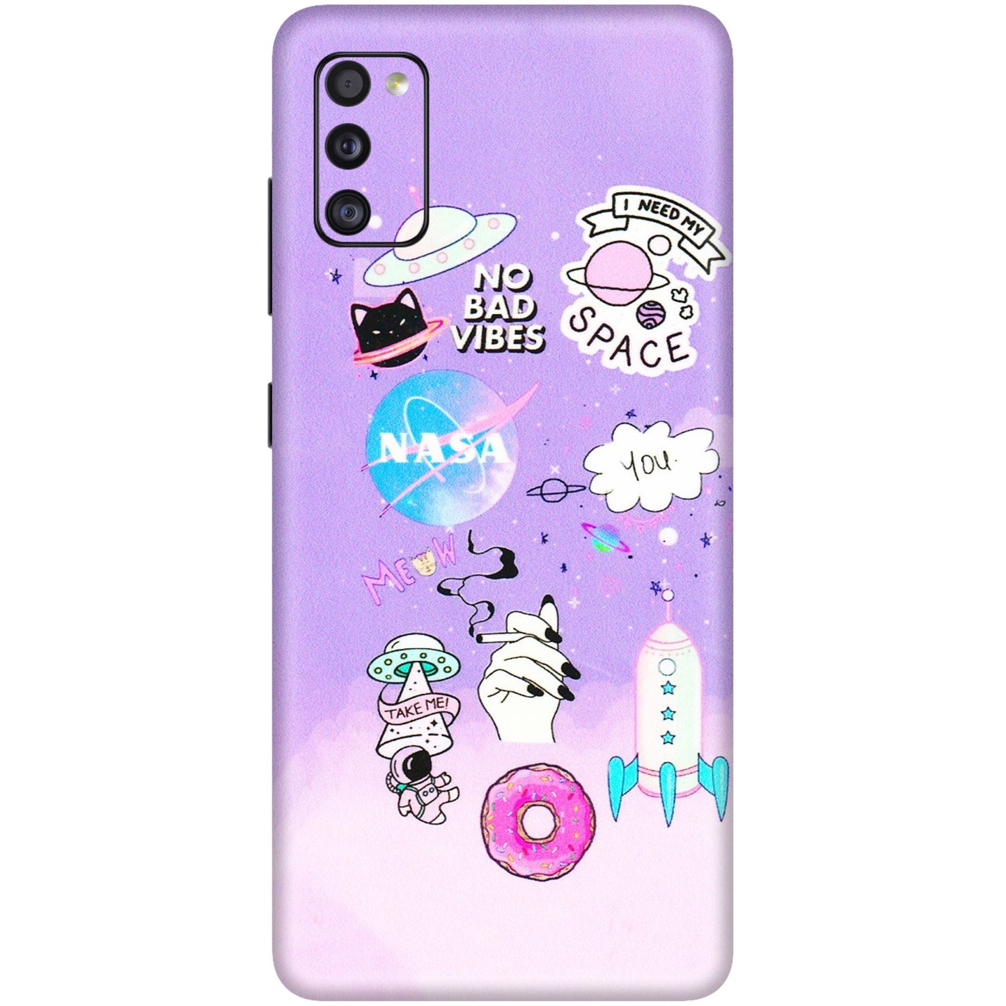 Samsung A/S Series Phone Skins (All Models) - I Need My Nasa Skin - 3D Embossed Finish (L-149) Samsung Galaxy A41