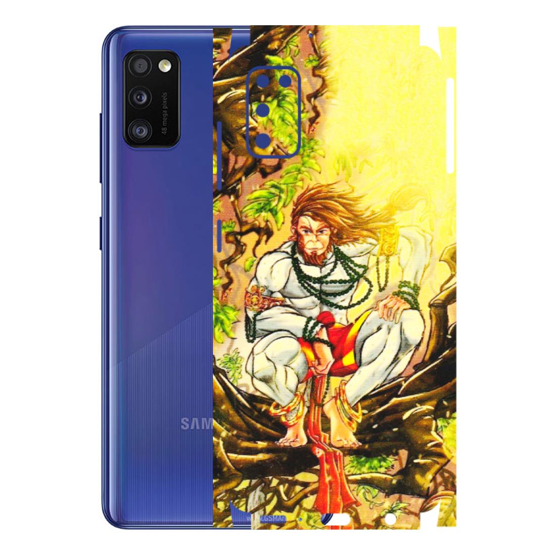 Samsung A/S Series Phone Skins (All Models) - Lord Hanuman - 3D Embossed Finish (L-152) Samsung Galaxy A41