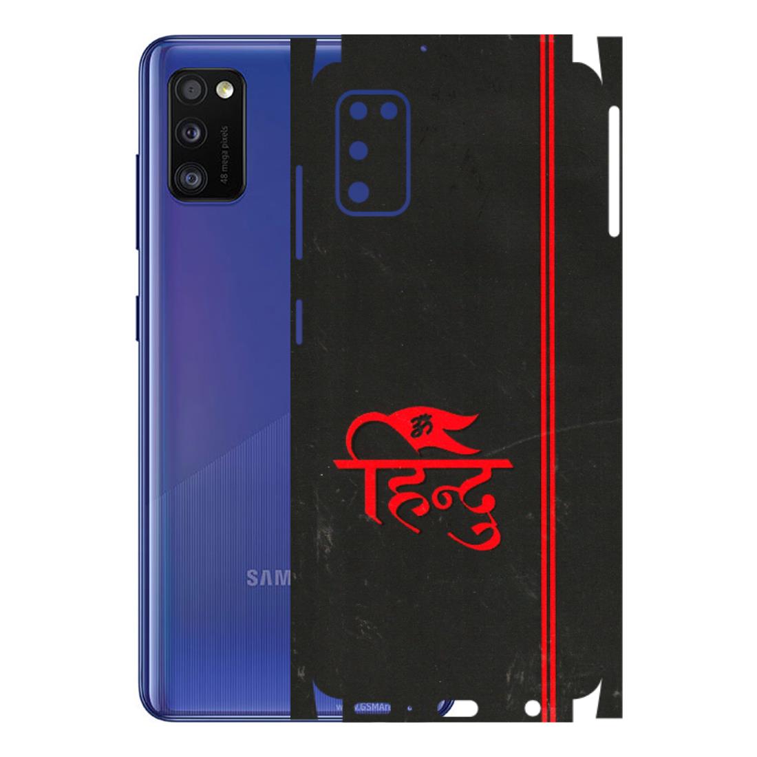 Samsung A/S Series Phone Skins (All Models) - Hindu Black - 3D Embossed Finish (L-153) Samsung Galaxy A41