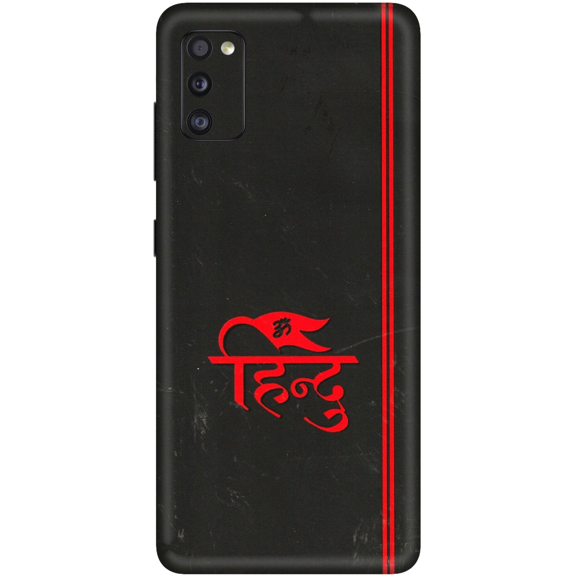 Samsung A/S Series Phone Skins (All Models) - Hindu Black - 3D Embossed Finish (L-153) Samsung Galaxy A41