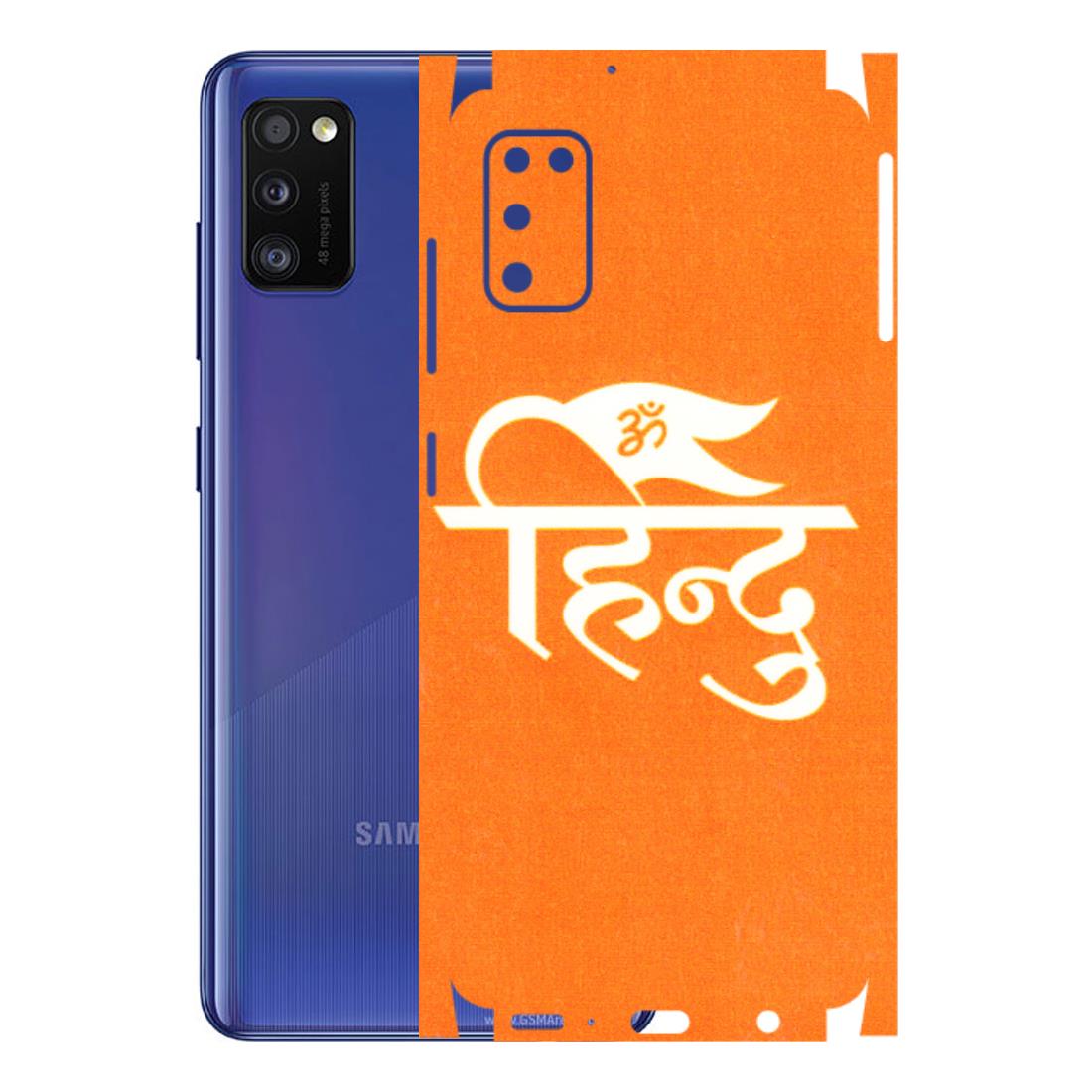 Samsung A/S Series Phone Skins (All Models) - Hindu Kesari - 3D Embossed Finish (L-154) Samsung Galaxy A41