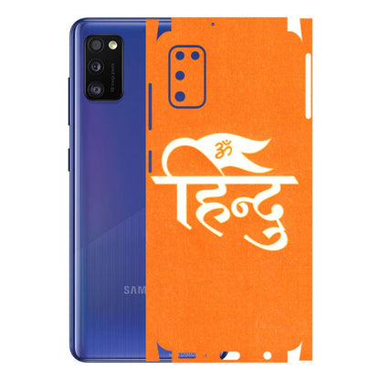 Samsung A/S Series Phone Skins (All Models) - Hindu Kesari - 3D Embossed Finish (L-154) Samsung Galaxy A41