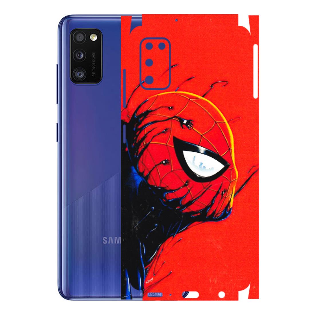 Samsung A/S Series Phone Skins (All Models) - Spiderman Face Venom - 3D Embossed Finish (L-165) Samsung Galaxy A41