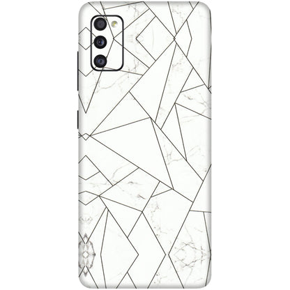 Samsung A/S Series Phone Skins (All Models) - Luxury White Marble Effect - 3D Embossed Finish (L-168) Samsung Galaxy A41