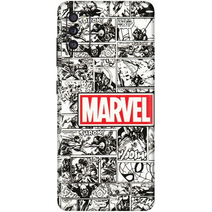 Samsung A/S Series Phone Skins (All Models) - Marvel Comic - 3D Embossed Finish (L-171) Samsung Galaxy A41