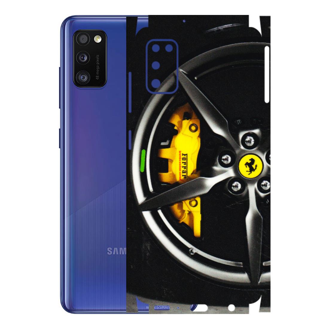 Samsung A/S Series Phone Skins (All Models) - Ferrari Wheel Alloy - 3D Embossed Finish (L-173) Samsung Galaxy A41