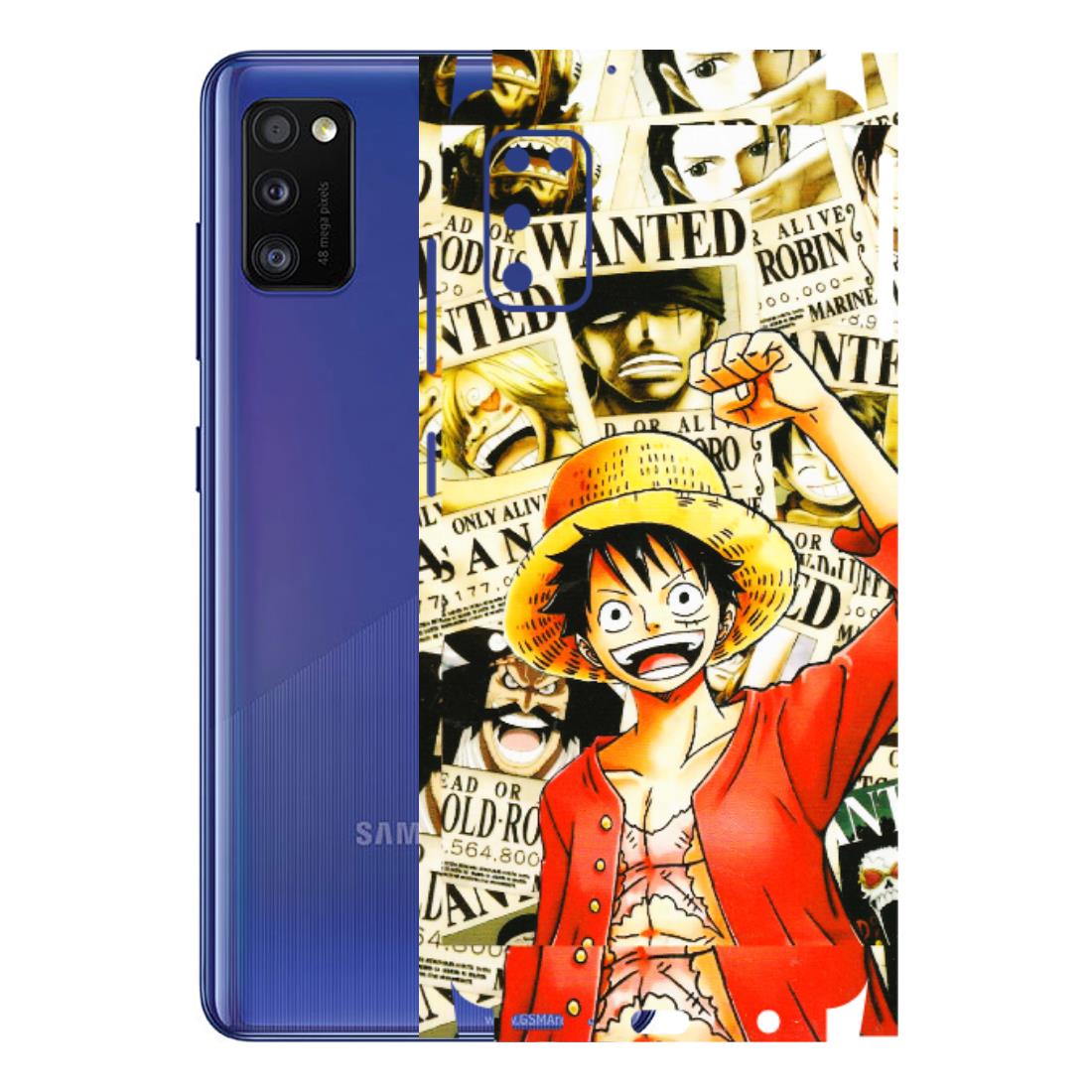 Samsung A/S Series Phone Skins (All Models) - Luffy Anime - 3D Embossed Finish (L-177) Samsung Galaxy A41