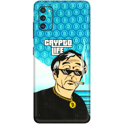 Samsung A/S Series Phone Skins (All Models) - Crypto Thug Life - 3D Embossed Finish (L-179) Samsung Galaxy A41