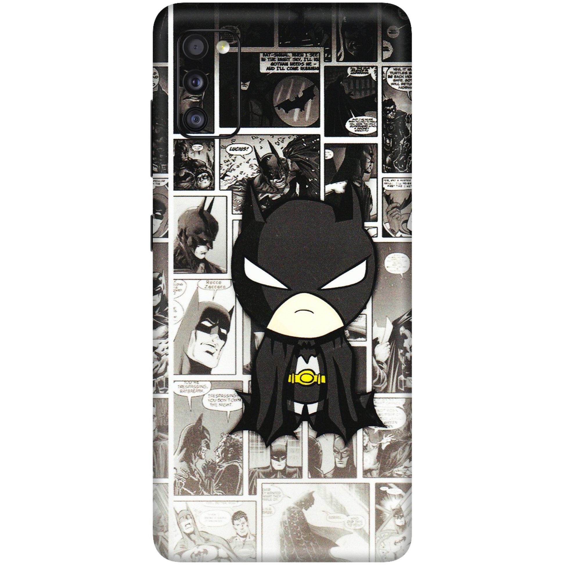 Samsung A/S Series Phone Skins (All Models) - Toon Batman - 3D Embossed Finish (L-182) Samsung Galaxy A41