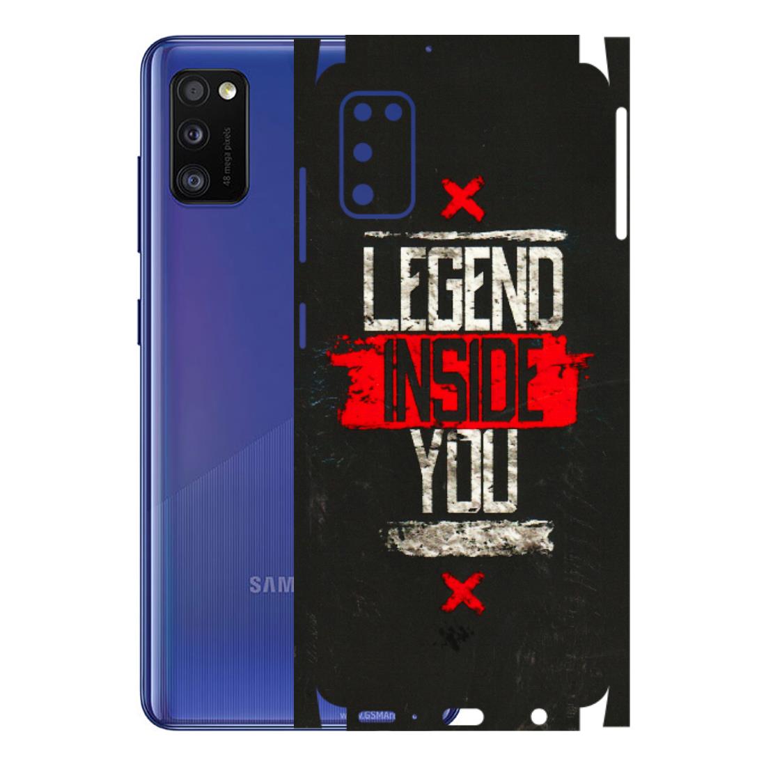 Samsung A/S Series Phone Skins (All Models) - Legend Inside You - 3D Embossed Finish (L-186) Samsung Galaxy A41