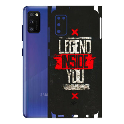 Samsung A/S Series Phone Skins (All Models) - Legend Inside You - 3D Embossed Finish (L-186) Samsung Galaxy A41