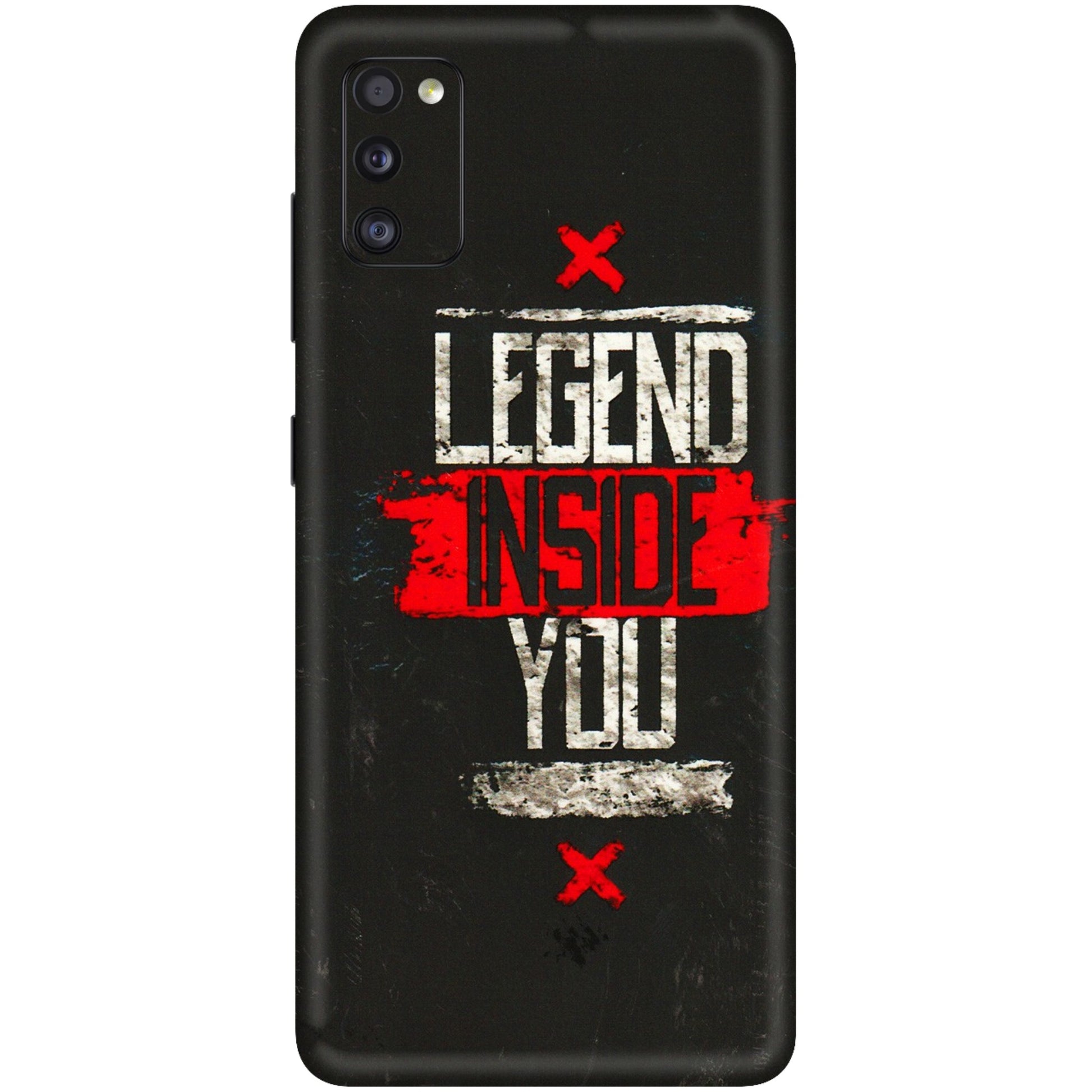 Samsung A/S Series Phone Skins (All Models) - Legend Inside You - 3D Embossed Finish (L-186) Samsung Galaxy A41
