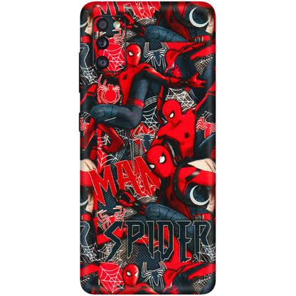 Samsung A/S Series Phone Skins (All Models) - SpiderMan Cool - 3D Embossed Finish (L-188) Samsung Galaxy A41