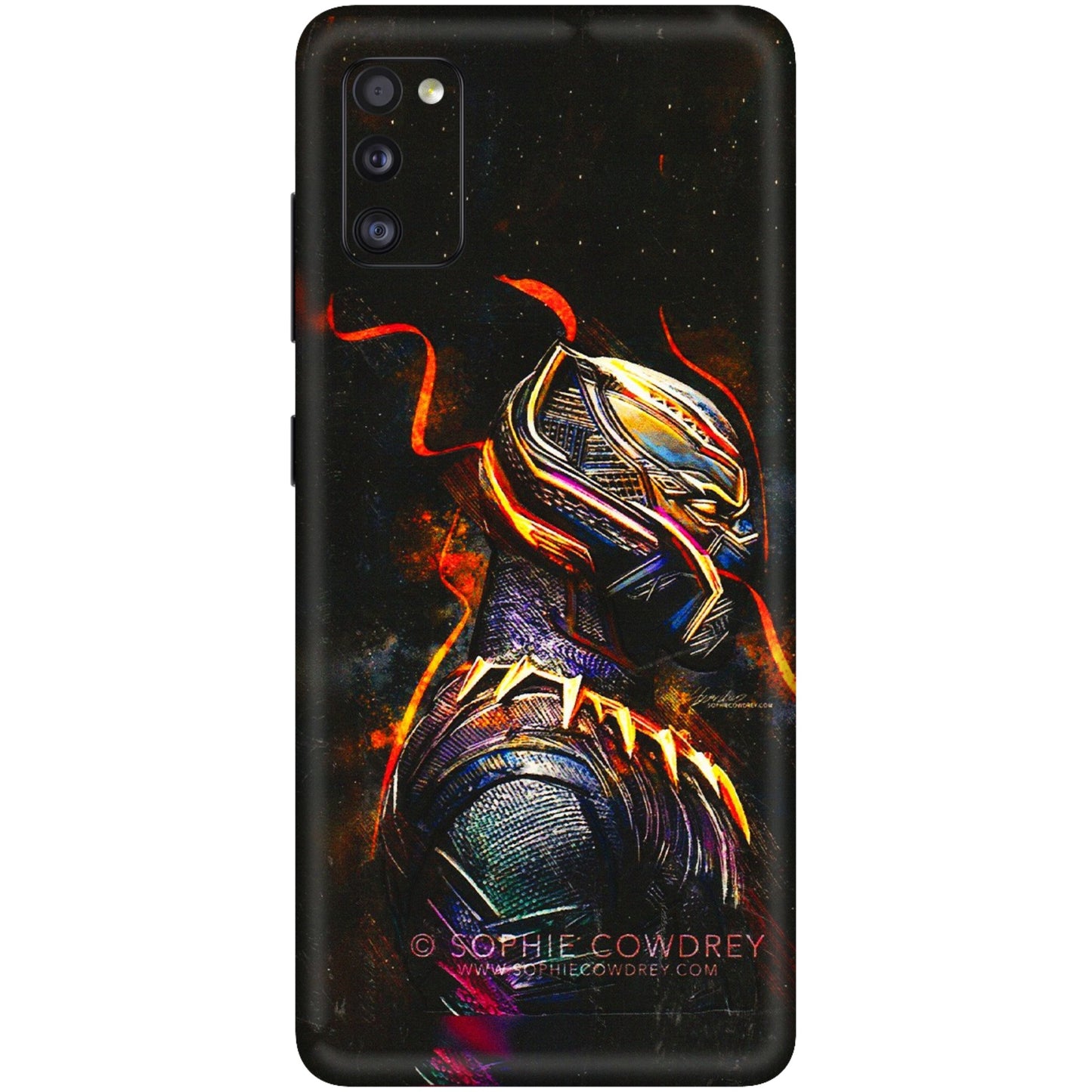 Samsung A/S Series Phone Skins (All Models) - Black Panther - 3D Embossed Finish (L-190) Samsung Galaxy A41