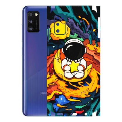 Samsung A/S Series Phone Skins (All Models) - Baby Astronaut - 3D Embossed Finish (L-197) Samsung Galaxy A41
