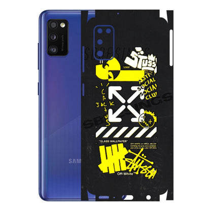 Samsung A/S Series Phone Skins (All Models) - Anti Social Graffiti - 3D Embossed Finish (L-198) Samsung Galaxy A41