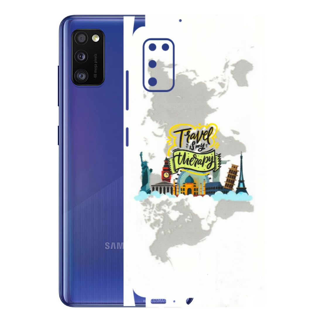 Samsung A/S Series Phone Skins (All Models) - Travel Therapy - 3D Embossed Finish (L-199) Samsung Galaxy A41